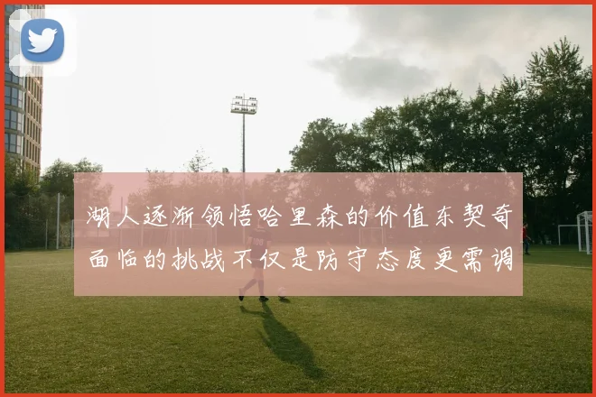 湖人逐渐领悟哈里森的价值东契奇面临的挑战不仅是防守态度更需调整